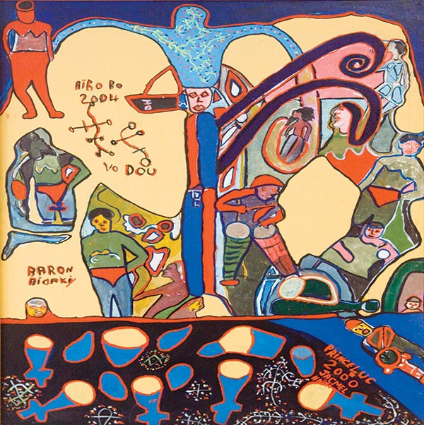 An untitled 2000 painting by Prince Luc
