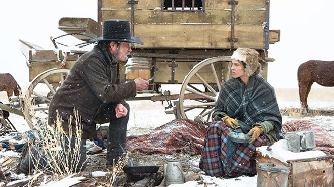Another day on the prairie: Tommy Lee Jones and Hilary Swank