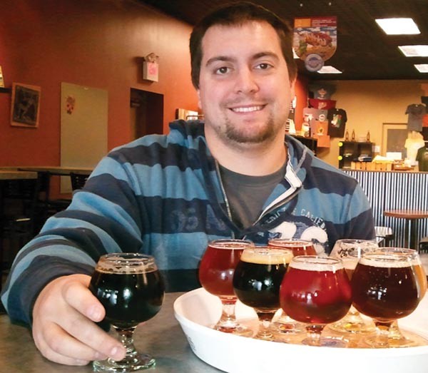 Bar none: Ryan Slicker, whose "Poppin Pils" will be brewed by Rock Bottom Brewery this year
