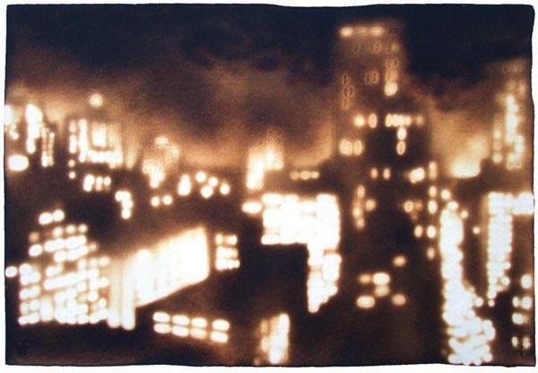 City of night: Paul Chojnowski's "Dusk From the Balcony."