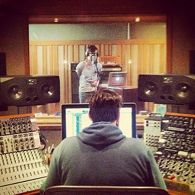 Code Orange Kids in the studio recording Deathwish debut