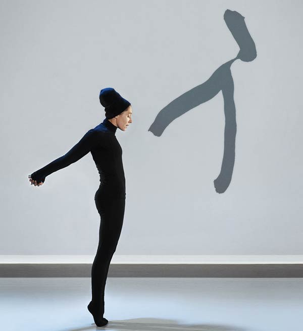 Compagnie Marie Chouinard dancer performs "Henri Michaux : Movements."