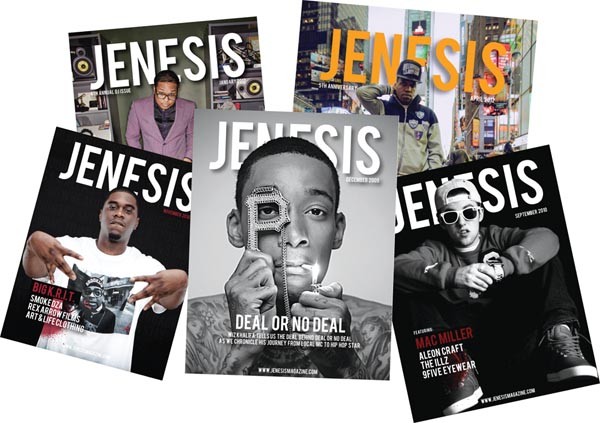 Jenesis covers have featured artists from Mac Miller and Wiz Khalifa to Big K.R.I.T. and Curren$y.