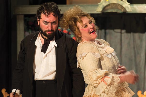 Josh Mulkey and Becki Toth in Stage 62's Sweeney Todd