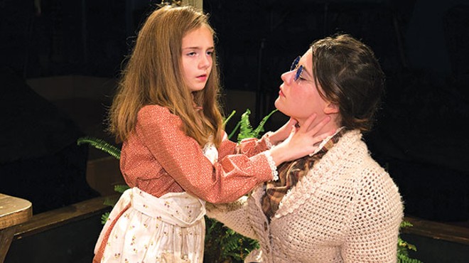 Madeline Dalesio and Abigail Lis Perlis in Little Lake's The Miracle Worker