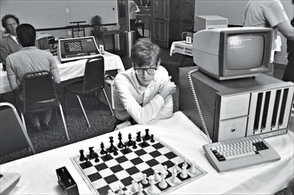 Of men and machines: Patrick Riester portrays a computer-chess whiz.