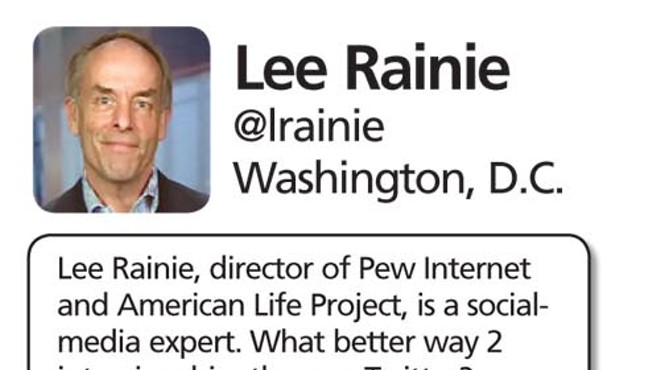 On the record with social-media expert Lee Rainie