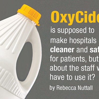 OxyCide is supposed to make hospitals cleaner and safer for patients, but what about the staff that has to use it?