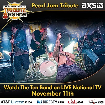 Pittsburgh Pearl Jam tribute act on AXS TV series tonight