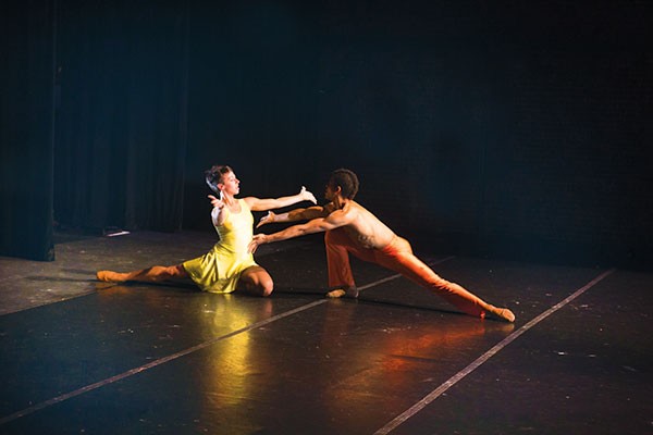 Rachel Malehorn and Alan Obuzor of Texture Contemporary Ballet.