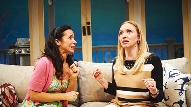 Robin Abramson and Kimberly Parker Green in Elemeno Pea
