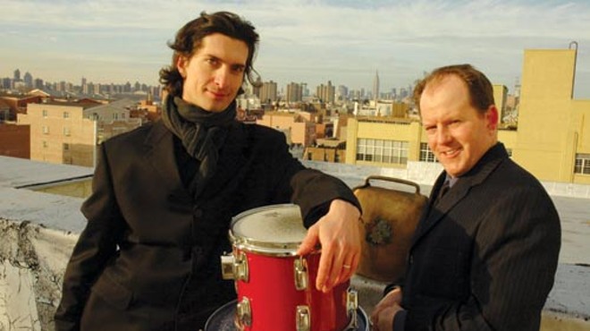 Percussion duo Loop 2.4.3 performs at Lawrenceville's Your Inner Vagabond