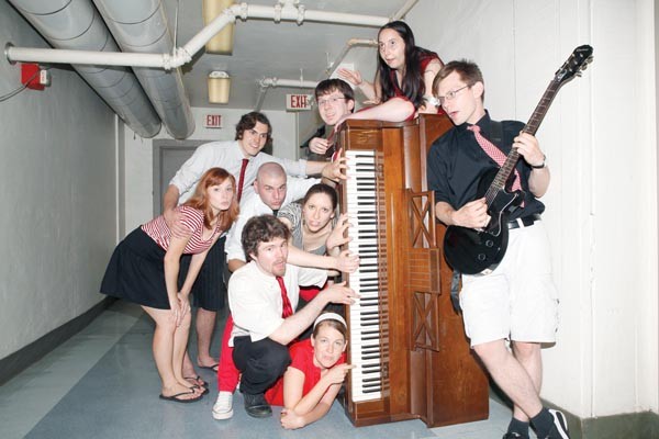 Songs out of thin air: Members of Wunderstudies, one of four local groups now performing improvised musical theater in Pittsburgh