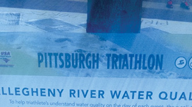 The chart that Pittsburgh Triathalon participants saw the morning of the Aug. 3 event