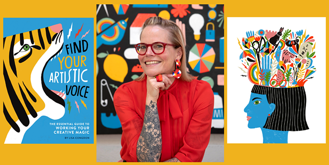 Artist and author Lisa Congdon and her new book "Find Your Artistic Voice".