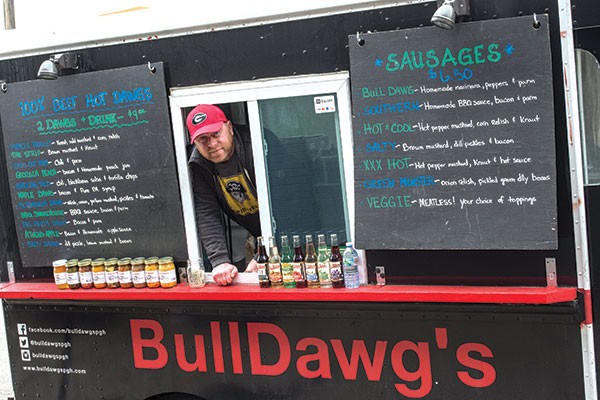 Bulldawgs is one of many food trucks that will be serving at Food Truck-a-Palooza on May 21