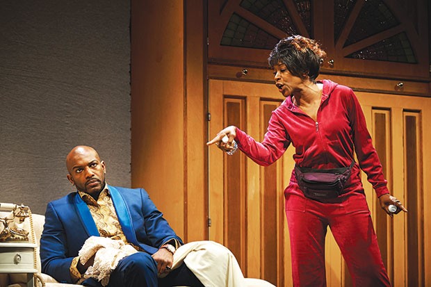 Corey Jones and C. Kelly Wright in Wild With Happy, at City Theatre