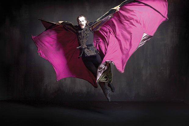 Cooper Verona in Dracula, at Pittsburgh Ballet Theatre