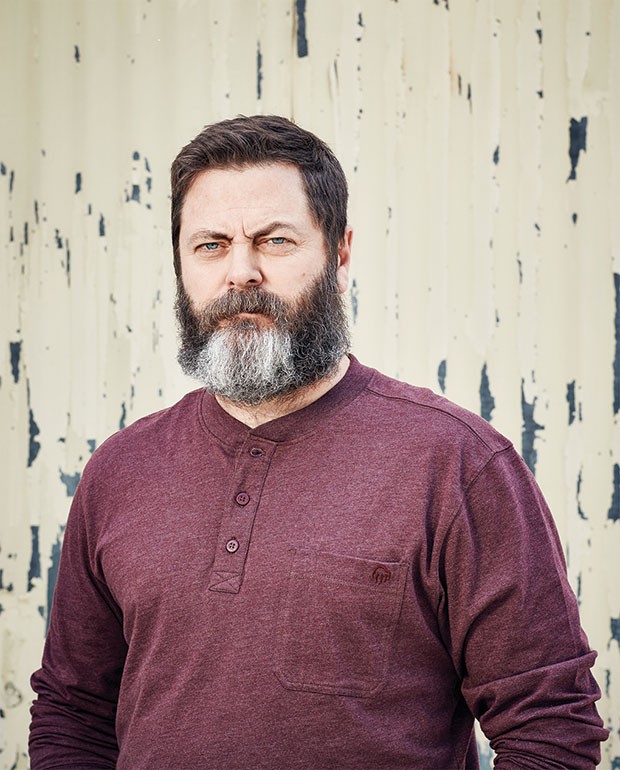 Hug it out: Nick Offerman