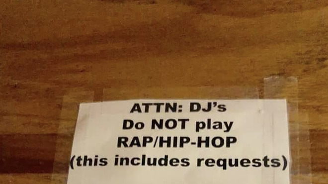 Updated: DJ says he was fired for sharing Arsenal poster banning rap and hip hop