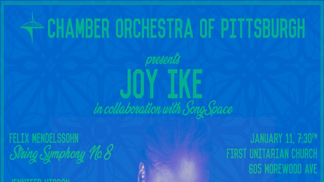 The Chamber Orchestra of Pittsburgh presents Mendelssohn, Jennifer Higdon, and Joy Ike