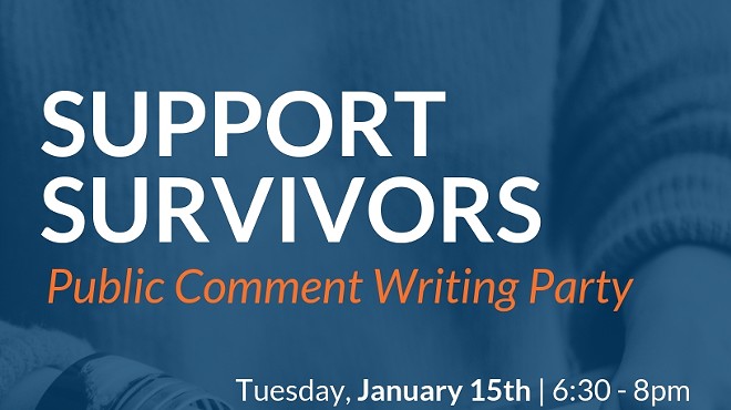 Support Survivors: Public Comment Writing Party