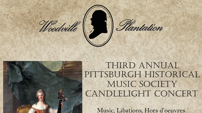 3rd ANNUAL CANDLELIGHT CONCERT WITH PITTSBURGH HISTORICAL MUSIC SOCIETY