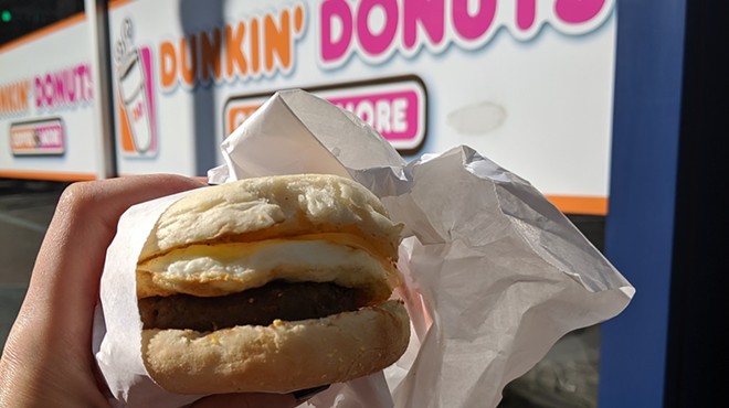 Talkin' Snack: Starting my morning with the new meatless Beyond Sausage Sandwich at Dunkin’
