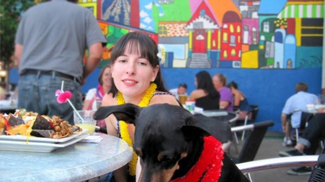 South Side's Double Wide Grill has a dog patio, ready to serve you and your furry pal