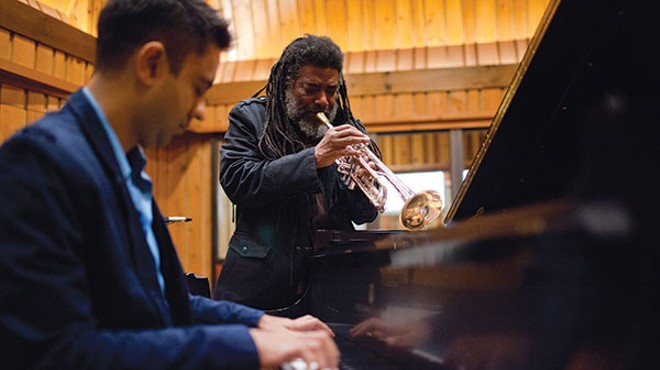 Innovative composer and trumpeter Wadada Leo Smith joins pianist Vijay Iyer at the 2016 Pittsburgh JazzLive International Jazz Festival