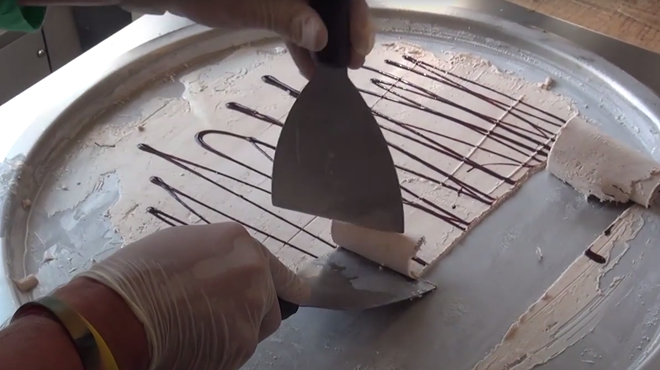 A look inside NatuRoll's rolled ice cream kitchen