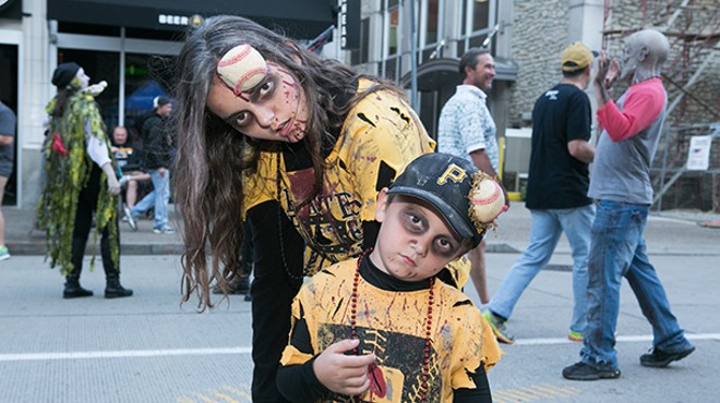 Zombies fill Federal Street for Pittsburgh Pirates Zombie Night at PNC Park