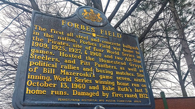 If you want to commemorate Pittsburgh sports milestones, a historical marker is the way to go