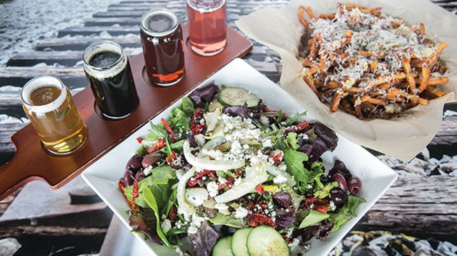 The Railyard Tap Room, in Bridgeville, makes a good stop for inventive pub fare and plenty of beer