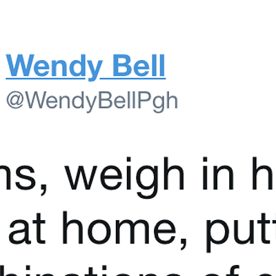 Wendy Bell wakes up in 2019, tweets