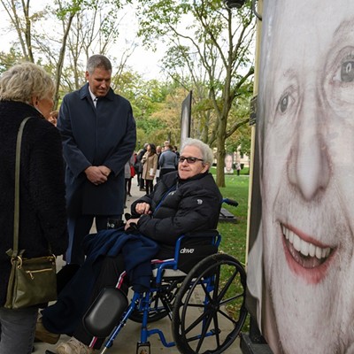 Pitt remembers Holocaust survivors and Tree of Life victims with Lest We Forget art installation