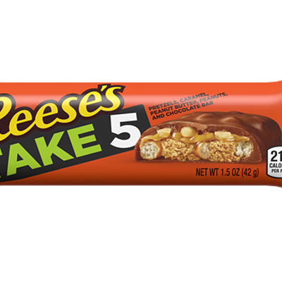 Take 5  candy bar rebranded as Reese's, continues to be the best candy bar