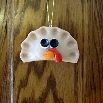 To be a true Pittsburgher, you need a Thanksgiving-themed pierogie ornament