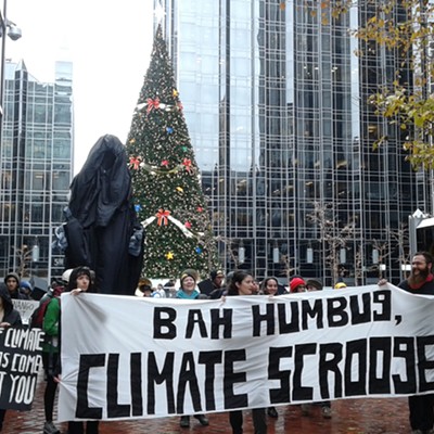 'Ghost of Climate Future' haunts Pittsburgh corporations, Allegheny County Executive