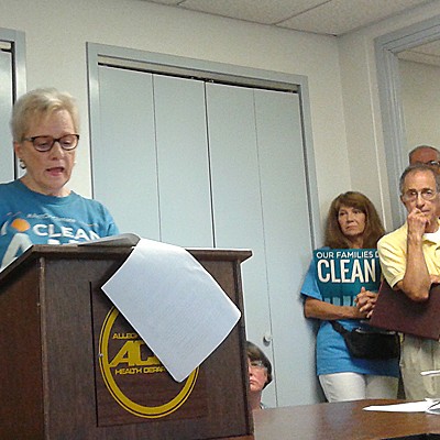 Cheswick power-plant employees and local residents testify at Allegheny County hearing