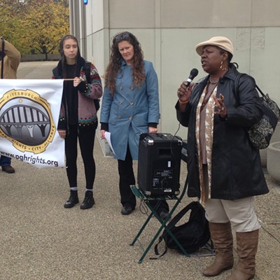 Affordable-housing advocates rally as part of international housing summit in Pittsburgh