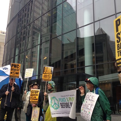 Faith groups protest PNC and want bank to divest funds from nuclear weapon manufacturers