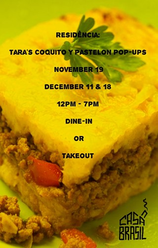 Residência: Tara's Coquito & Pastelon Holiday Pop-Ups