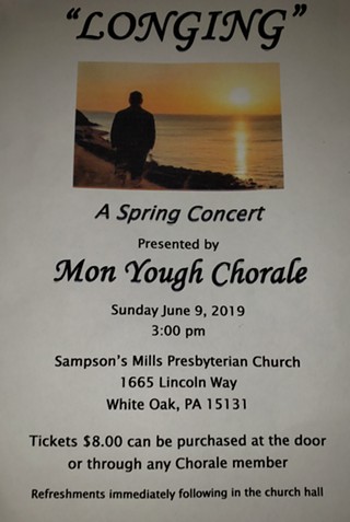 Mon Yough Chorale's Spring Concert