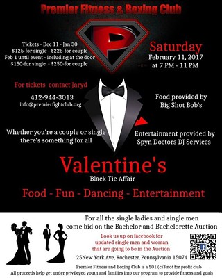 Valentine's Day Black Tie Affair w/ Bachelor/Bachelorette Auction