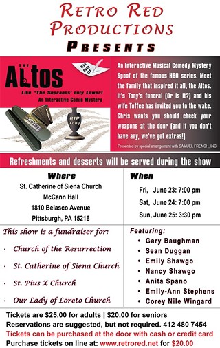 The Altos. Like "The Sopranos" only Lower! An Interactive Comic Mystery Show