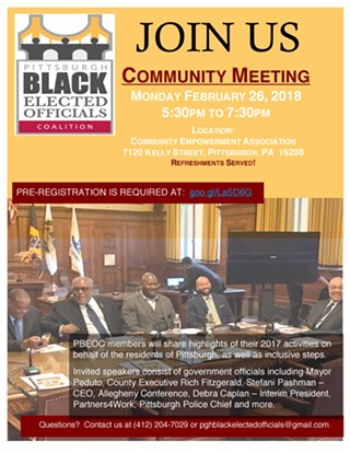 Pittsburgh Black Elected Officials Coalition - Community Report-Out