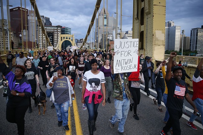 Pittsburgh protests for Antwon Rose