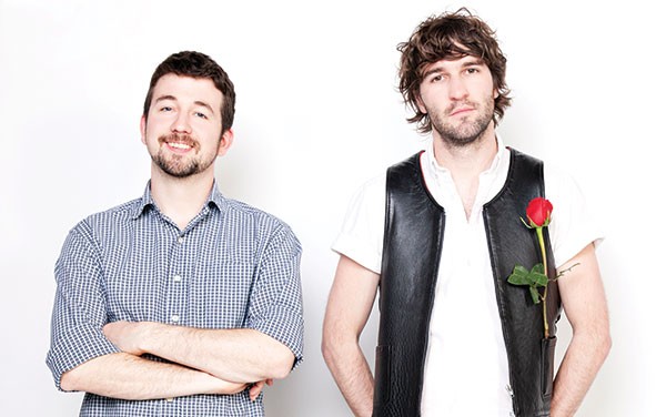 Vests and roses: Japandroids (from left, David Prowse and Brian King)