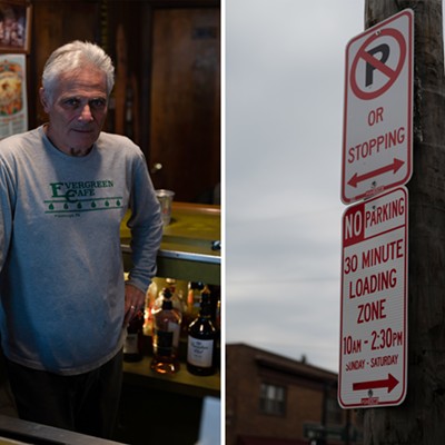 A petition for the Evergreen Cafe owner to get parking back is slowly racking up signatures on Change.org